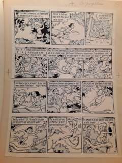 Willy Vandersteen | Suske en Wiske - Originele pagina (p.51) - De Junglebloem (stroken 201 - 204) - Page volante - (1969) | Catawiki