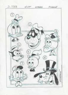 Esteban | Esteban - Original Coversketch - Donald Duck, Goofy, Scrooge McDuck | Catawiki