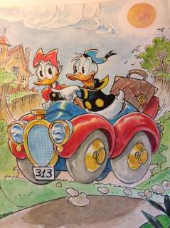 Alessandro Gottardo | Donald Duck - â€œVia ber il weekendâ€ - Page volante - Exemplaire unique - (2019/2019) | Catawiki