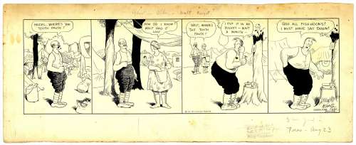 Frank King | King - Gasoline Alley, Original Daily Strip,  8/23/1921 | Russ Cochran