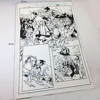 Humberto Ramos & Sal Regla - DV8 - Planche originale + 6 comics - Broché - EO - (1997/1998)