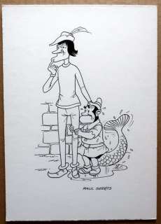 Paul Geerts | Suske en Wiske - Originele tekening - "Lange Wapper en Kludde" - Page volante | Catawiki