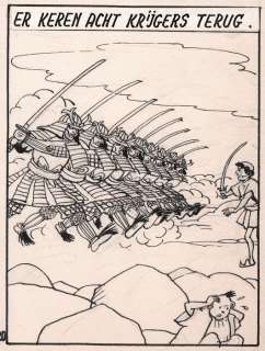 Laudy, Jacques | Hassan et Kaddour - Le voleur de Bagdad / De dief van Bagdad - Planche originale (planche 37) - Avec album de luxe - Cartonné - EO - (1948/2021) | Catawiki