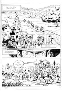 Josse, Tristan | Josse, Tristan - Planche originale (p.8) Ennemis T1 - Noir - (2020) | Catawiki