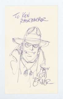 Spirit Sketch by Will Eisner | mycomicshop.com