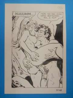 Stelio Fenzo E Altri | Erotismo - 50x Blocco Tavole Originali Vintage erotiche e non - Page volante - EO - (1969) | Catawiki