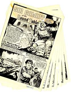 Bob Powell | Powell - "Sir Galant Of The Round Table", ROBIN HOOD #6, 7 Page Story | Russ Cochran