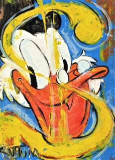 Ruttum, Street Artist | $CROOGE - Street Art Painting - RUTTUM - 65 x 50 cm - Acrylic Art | Catawiki