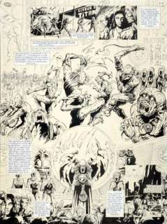 Druillet, Philippe | Délirius, Lone Sloane Tome 3. Encre de Chine et feutre | Coutau Bégarie