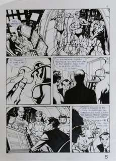 Nicola Mari | Nathan Never Speciale n.21 - N. Mari - Tavola Originale "Tre Passi nel Domani" pag.5 - Page volante - Exemplaire unique - (2011) | Catawiki