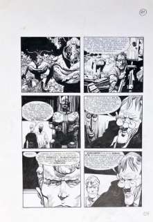 Sergio Toppi | Martin Mystère - S. Toppi - original page "Questioni di Famiglia" pg. 21 - Page volante - Exemplaire unique - (1995) | Catawiki