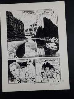 Fabio Civitelli | Tex n. 349 - Civitelli - Tavola Originale Firmata "Abissi" - Page volante - Exemplaire unique - (1989) | Catawiki