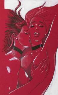 Giuseppe Candita | Pin Up - Candita - Original Artwork "Two Sexy Friends" Signed - Page volante - Exemplaire unique | Catawiki