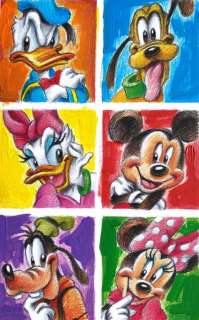 Joan Vizcarra | Disney Family Portraits!! - Signed Giclée By Joan Vizcarra - Embellished - Canvas | Catawiki