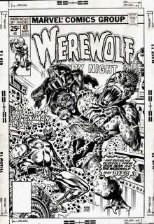 WEREWOLF BY NIGHT Issue #43 Cover | ComicConnect