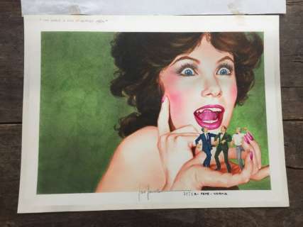 Gonzã¡Lez, José | GonzÃ¡lez, José - Original painting - The World is full of married men | Catawiki