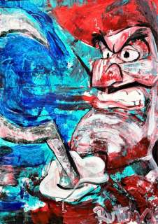 Ruttum, Street Art | Captain Hook [Peter Pan] - Street Art Painting - Ruttum - 65 x 50 cm | Catawiki