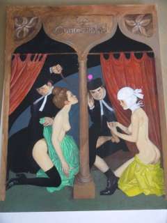 Erich Von Gã¶Tha | Erich von GÃ¶tha Peinture originale en couleur - La confession - (2017) | Catawiki