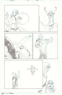 Esad Ribic - Secret Wars #9 P.29 - Franklin, Valeria, Sue, Reed, And Molecule Man Remake the Multiverse - 2015 Signed