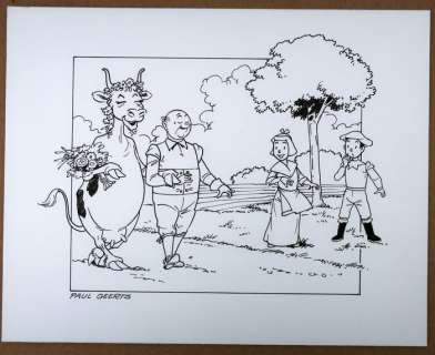 Paul Geerts | Suske en Wiske - Originele tekening - "De raap van Rubens" - Page volante | Catawiki