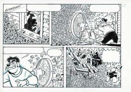 Esteban | Esteban - Original Comic Page - Donald Duck - Size: 29,5 x 21 cm | Catawiki