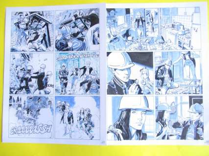 Bruno Brindisi | Dylan Dog # 393 ’’ Casca il Mondo’’ - nn. 2 Tavole Originali Bruno Brindisi Original Art - (2019) | Catawiki