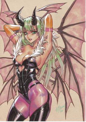 Battle of the Artists: Morrigan by Elmer Santos