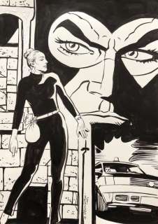 Giorgio Montorio | Diabolik - G. Montorio - illustrazione originale - firmata - Page volante - (2021) | Catawiki