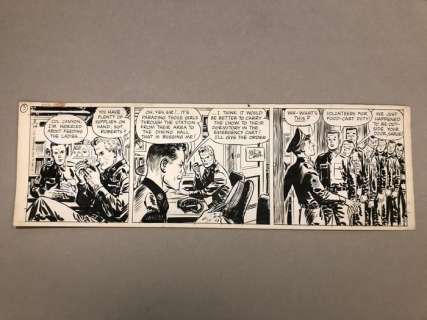 Milton Caniff | Steve Canyon - Original Artwork by Milton Caniff - (1962) | Catawiki