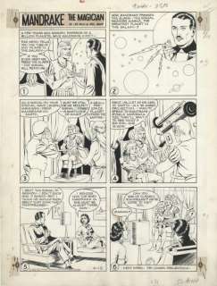 Lee Falk - Mandrake / Phil Davis / Sunday page du 18 Juin 1961