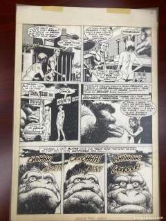 Página original de LEOPOLDO DURAÑONA para la revista EERIE (1978) Editorial WARREN