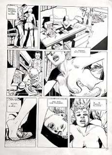 Trigo, Gustavo - Gustavo Trigo - Tavola originale "Un Natale eccitante" - Page volante