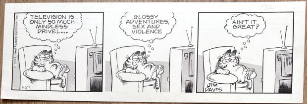 Jim Davis | First Year Garfield | Thornbush Art