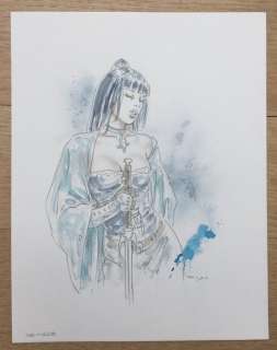 Royo, Luã­s | Luis Royo - Original color drawing - SB-438 - Size: 23 x 27 cm. | Catawiki