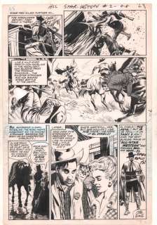 Gray Morrow - all-star western #2 p. 6 / 25 - 1st app of el diablo end page - 1970