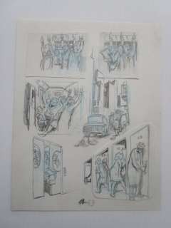 Eisner, Will | Will eisner - Originele pagina in schetsversie (p.53) - City people notebook - (1989) | Catawiki