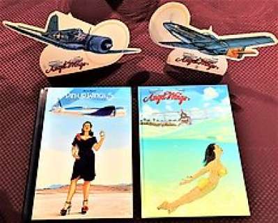 Romain Hugault & Yann - Angel Wings 4 - Paradise Birds + Pin-Up Wings 5 - Limited & Collector Edition - Cartonné - EO - (2017/2020)