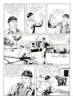 Roberto Diso | Mister No n. 72 - Roberto Diso 3x Tavola Originale "le notti di New York" - Page volante - Exemplaire unique - (1981) | Catawiki