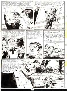 Franco Donatelli | Zagor n. 50 - Franco Donatelli 4x Tavole Originali "La citta’ nascosta" - Page volante - Exemplaire unique - (1969) | Catawiki