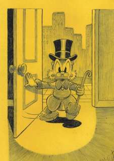 Millet | Scrooge McDuck - Millet - Original drawing - Size: 23 x 34 cm. - EO | Catawiki