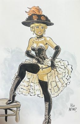 LES VARIATIONS DE SECCOTINE - EDITIONS PULP’S BD - DÉDICACE PAR FELIX MEYNET PLEIN PIED COULEUR BRIGITTE BARDOT | Pulp’s