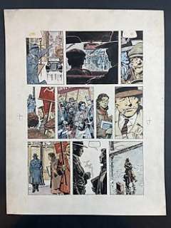 Domingo Mandrafina - Guglielmo Saccomano - Domingo Mandrafina - Guglielmo Saccomano - La Missione di Steiner - Page volante - Exemplaire unique - (1979)