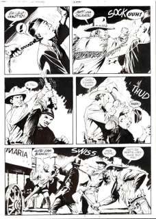 Maurizio Dotti | Tex n. 697 - Maurizio Dotti 2x Tavola Originale "Manhattan" - Page volante - Exemplaire unique - (2008) | Catawiki