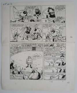 Berck - | Berck - Originele pagina (p.15) - Hansje 1 - Hansje en de gouden ibis - (1963) | Catawiki