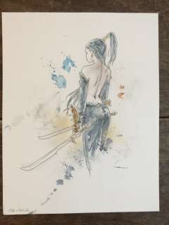 Royo, Luã­s | Luis Royo - Original color drawing - SB-402 - Size: 23 x 27 cm. | Catawiki