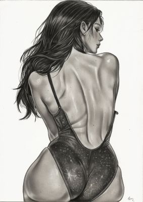 Alan Borges - Donna Troy Illustration
