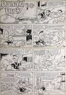 Jose Luis Lopez - Formaat: 49 X32 Cm. | Jose Luis Lopez - Original Page - H 82099 - Donald Duck - Donald in wisselgeld - (1983) | Catawiki