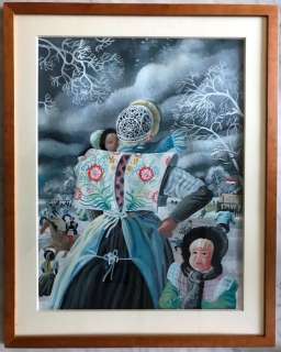 Wim Bijmoer (1914 - 2000) | Wim Bijmoer (1914 - 2000) - Originele gouache voor een illustratie - IJspret - (1950/1955) | Catawiki