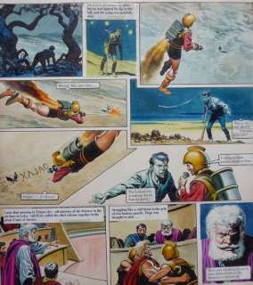 Lawrence, Don | Lawrence, Don - Originele pagina in kleur - Trigië - The Revolt Of The Lokans - (1967) | Catawiki