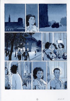 Dominique Bertail | Madeleine, Résistante tome 4 – Planche originale 44 | Galerie Barbier